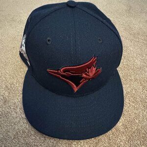 Navy Blue Toronto Blue Jays - Fitted Hat 7 3/8